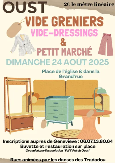 Vide grenniers et vide-dressings à Oust