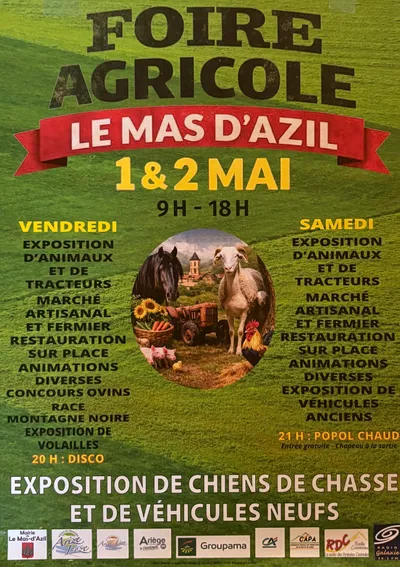 Le Mas-d’Azil : la Foire agricole fait son grand retour les 1er et 2 mai