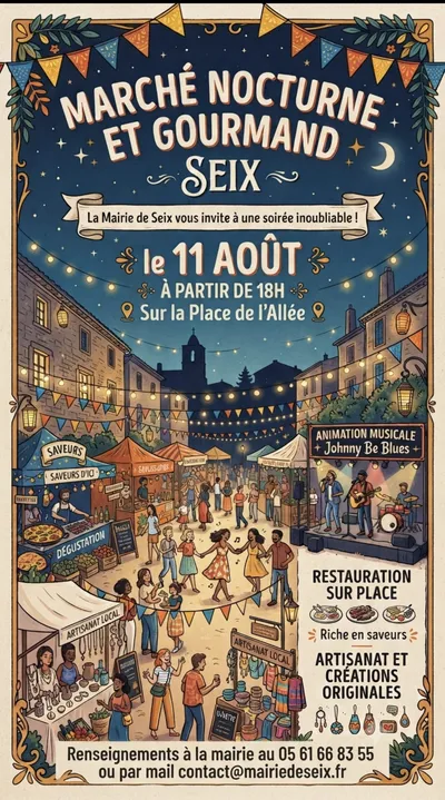 Marché nocturne et gourmand 