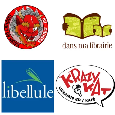 logos librairies Astérix