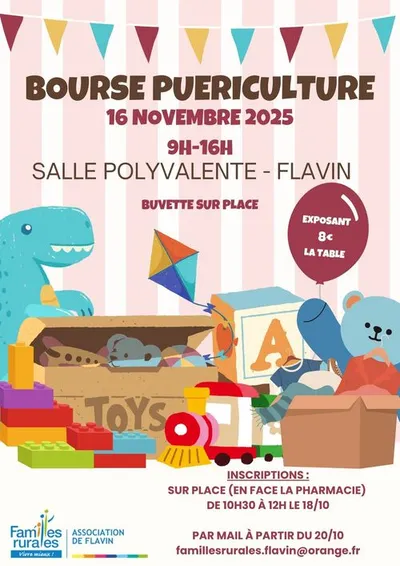 Flavin (12) : Bourse Puériculture et jouets