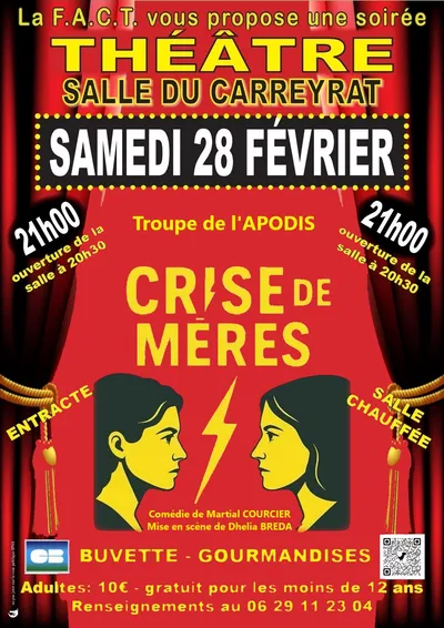 Montauban (82) : Théâtre : Crise de mères, par la troupe de l'Apodis