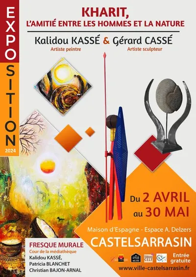 Castelsarrasin (82) : L'univers de Kalidou KASSÉ - Exposition, ciné-conférence, fresque murale