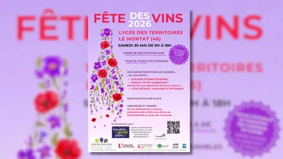 LE MONTAT (46) : SALON DES VINS DES LYCES VITICOLES DE FRANCE 