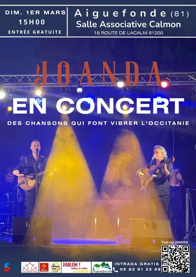 Aiguefonde (81) : JOANDA (concert version acoustique)