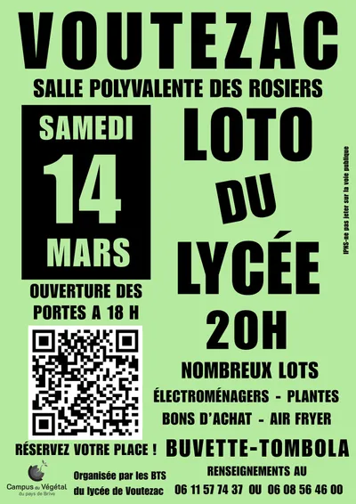 Voutezac (19) : Loto du lycée