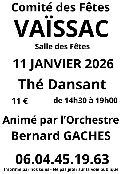 VAISSAC (82) : THE DANSANT