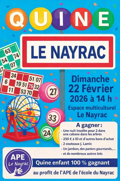 LE NAYRAC (12) : Quine de l'APE