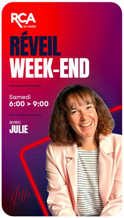 Samedi / 6:00 > 9:00 / Réveil week-end avec Julie