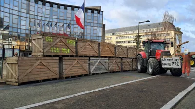 Les agriculteurs euréliens sous l'arc de Triomphe