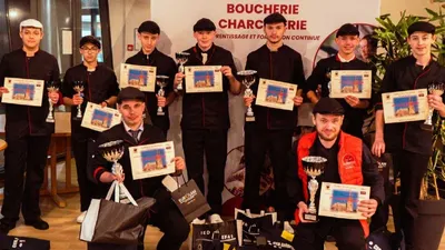 9 candidats au concours départemental du meilleur apprenti boucher...