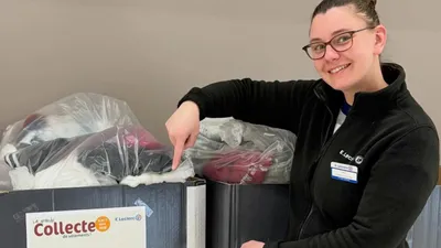 Quatre tonnes de vêtements de seconde main récoltés