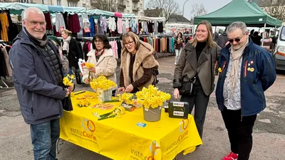 Les jonquilles rapportent 260€ pour la lutte contre le cancer