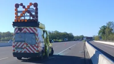 Deux fourgons Vinci Autoroutes percutés en l’espace d’une heure sur...