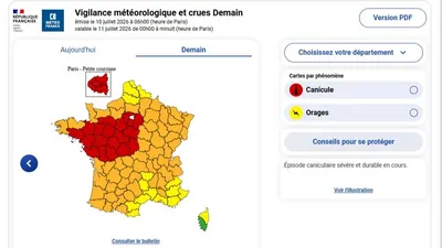 Canicule : vigilance "rouge" et restrictions pour les feux d'artifice