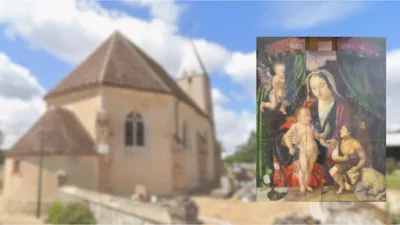  8000 € offerts pour restaurer le tableau de la Vierge à l’Enfant 