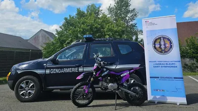 Une moto saisie par les gendarmes à Auneau