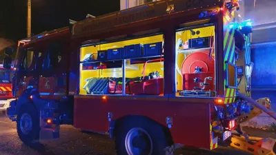 Feu de garage à Saint-Jean-de-Pierre-Fixte