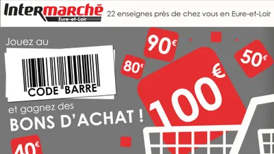 Jusqu'à 100€ CASH à gagner tous les matins avec Intermarché !