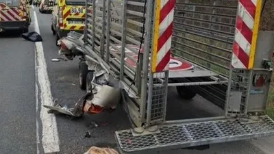 Un véhicule d'intervention percuté sur l'A10