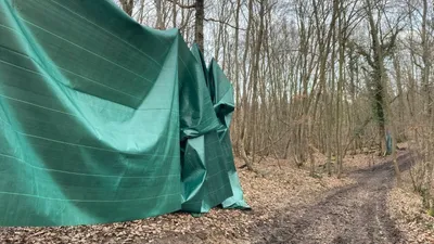 Mobilisation contre la bâche en forêt de Dreux