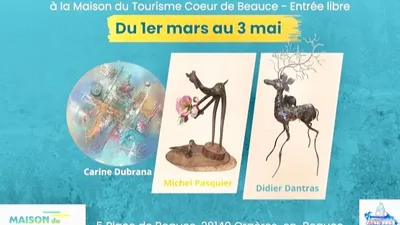 ORGÈRES-EN-BEAUCE - Exposition de trois artistes euréliens à la...