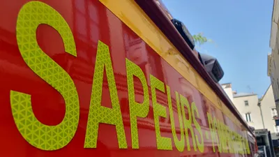 Intervention des secours à Lucé après un accident de moto