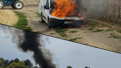 Pré-Saint-Évroult : un véhicule détruit par les flammes près du...