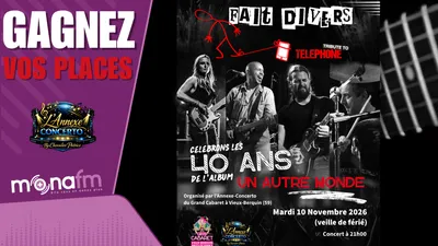 Gagnez vos places pour Fait divers - Tribute to telephone