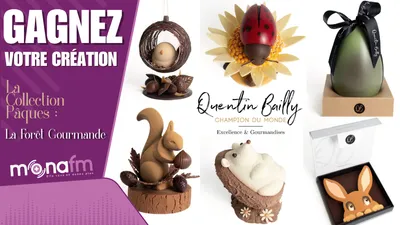 Quentin Bailly, Champion du Monde et Artiste chocolatier, vous...