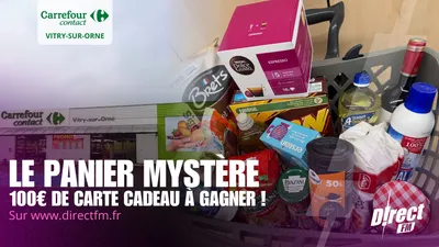 À GAGNER : VOTRE CARTE CADEAU DE 100€ CHEZ VOS CARREFOUR ! 
