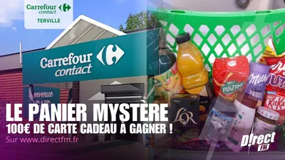 100€ DE CARTE CADEAU À GAGNER CHEZ LES CARREFOUR DE PROXIMITÉ DE...