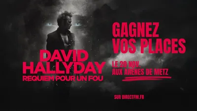 À GAGNER : VOS PLACES POUR DAVID HALLYDAY EN CONCERT AUX ARÈNES DE...