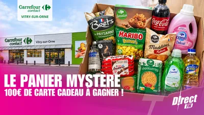 Gagnez 100€ chaque vendredi avec Le Panier Mystère Direct FM