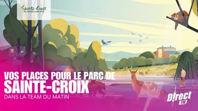 Gagnez vos places pour le Parc Animalier de Sainte-Croix avec...