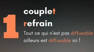 UN COUPLET UN REFRAIN