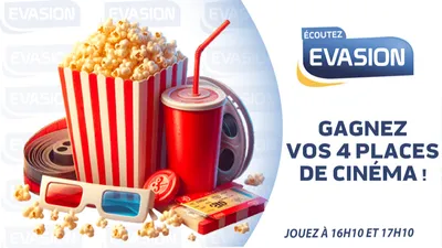 GAGNEZ VOS 4 PLACES DE CINÉMA