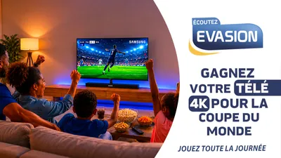 GAGNEZ VOTRE TÉLÉ 4K POUR LA COUPE DU MONDE