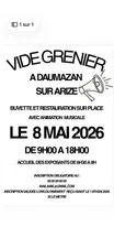 Vide grenier de Daumazan sur Arize