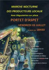 Marché Nocturne des producteurs Locaux à Portet d'Aspet