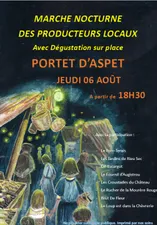 Marché Nocturne des producteurs Locaux à Portet d'Aspet