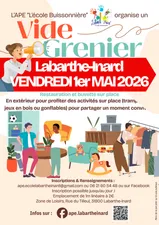 Vide-grenier de l’ape « l’école buissonnière » de labarthe-inard