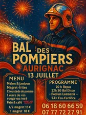 Bal des pompiers à Aurignac 