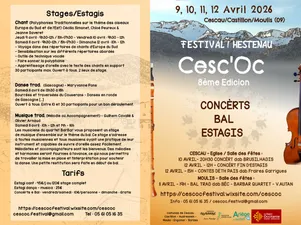 Festival Hestenau – Cesc’Òc 2026 : quatre jours au cœur des tradition