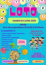 Grand Loto de l’école Saint-Alary à Saint-Girons