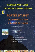 Marché Nocturne des producteurs Locaux à Portet d'Aspet
