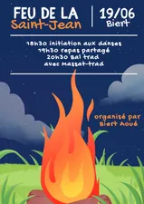 Biert : le feu de la Saint-Jean célébré en musique et en danse
