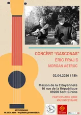 Concert “Gasconas” - Éric Fraj & Morgan Astruc
