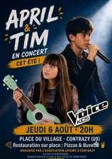 Contrazy : April & Tim, révélés dans The Voice Kids, en concert le...