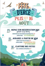 Ercé en fête : trois jours d’animations du 14 au 16 août